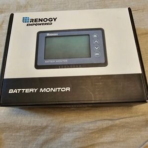 Renogy 500A Battery Monitor with Shunt, High and Low Voltage Programmable Alarm